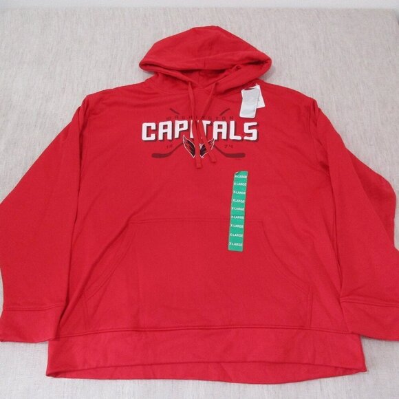 NHL Capitals‎ Red Men's Hoodie, Size XL - Picture 1 of 8